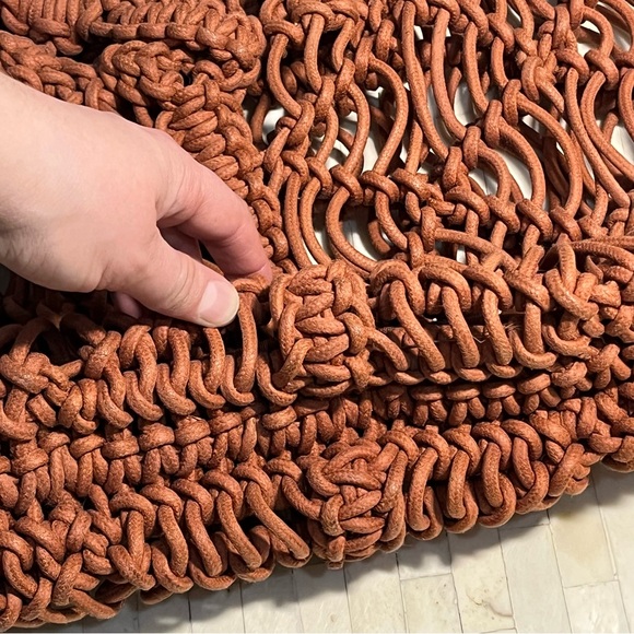 Free People Rust Macramé Tote Bag - Picture 7 of 13